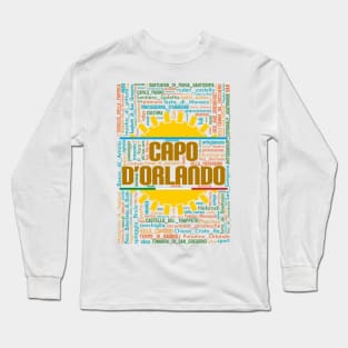 Wordart: Capo d'Orlando Long Sleeve T-Shirt